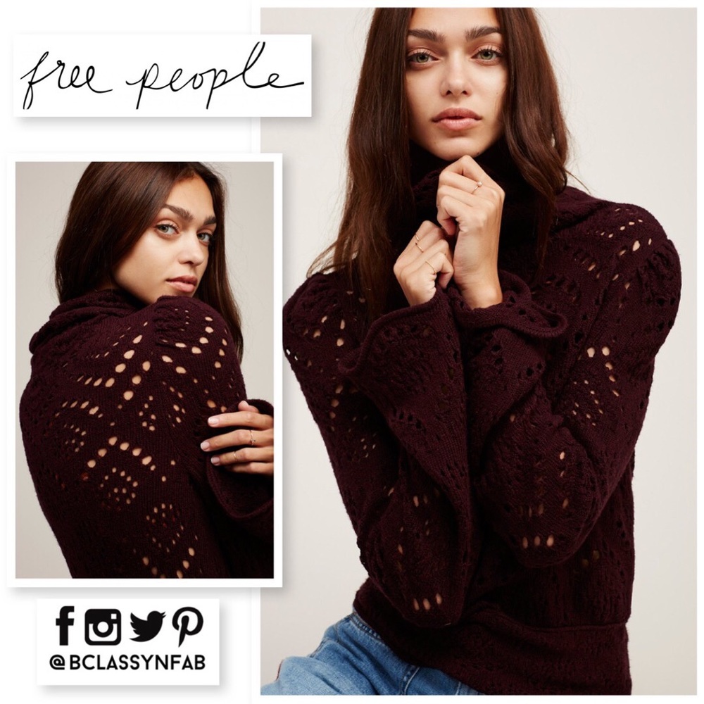 FREE PEOPLE SWEATER WORN ONCE READY TO REPOSH